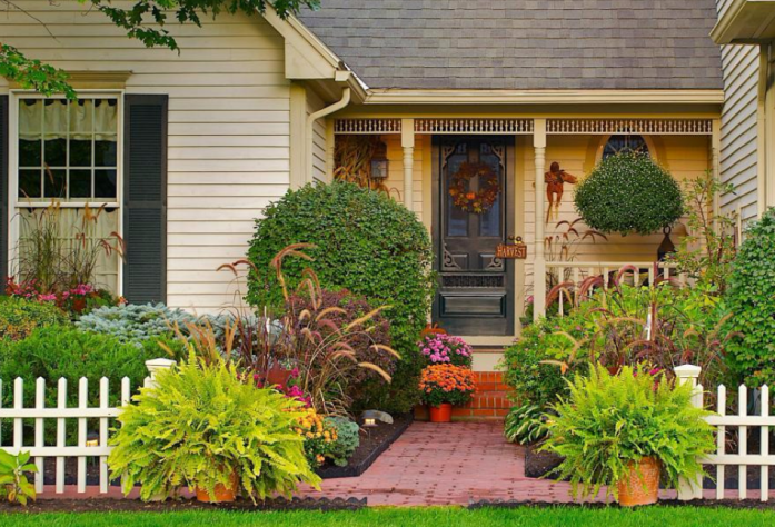 25 Inspirasi Desain Taman Cantik Depan Rumah